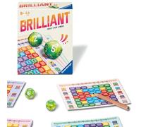 Ravensburger - Brilliant: Gioco Appassionati di Dadi a Partire dagli 8 Anni in su, Gioco di società, 1-6 Giocatori, Edizione Italiano