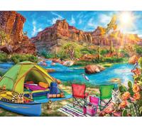 Ravensburger Canyon Camping 1500 Piece Jigsaw Puzzle for Adults - 12001007 - Han