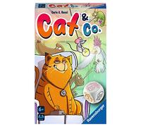 Ravensburger - Cat&Co, Gioco da Tavolo per Tutta la Famiglia, 2-5 Giocatori, Idea Regalo per Bambino e Bambina 6+ Anni, Edizione in Italiano