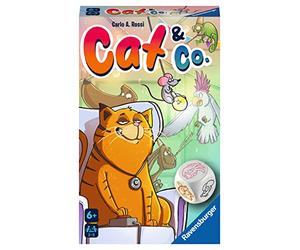 Ravensburger - Cat&Co, Gioco da Tavolo per Tutta la Famiglia, 2-5 Giocatori, Idea Regalo per Bambino e Bambina 6+ Anni, Edizione in Italiano