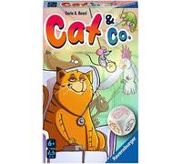 Ravensburger - Cat&Co, Gioco da Tavolo per Tutta la Famiglia, 2-5 Giocatori, Idea Regalo per Bambino e Bambina 6+ Anni, Edizione in Italiano