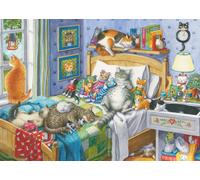Ravensburger Cat Nap 14966 500-Piece Large Jigsaw Puzzle for Adults Unique Pie