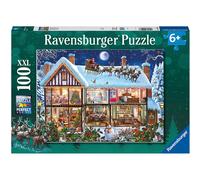 Ravensburger Christmas at Home Puzzle da 100 pezzi per bambini - 12996 - Ogni pezzo unico. I pezzi si incastrano perfettamente.