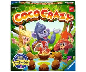 Ravensburger Coco Crazy 20897 - Gioco da Tavolo per Bambini dai 5 Anni in su, Gioco di Famiglia per Bambini e Adulti, Gioco per 2-8 Giocatori