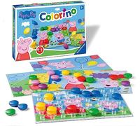 Ravensburger - Colorino Peppa Pig, Gioco educativo 2+, per famiglia e amici | Gioco per 1 giocatore, gioco a mosaico per imparare a colorare, regalo per ragazzi e ragazze