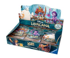 Ravensburger - Confezione da 24 Boosters Lorcana Capitolo 6: La Mare Azurite - Versione francese