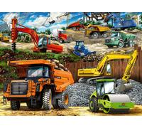 Ravensburger Construction Vehicles 100 Piece Jigsaw Puzzle with Extra Large Piec