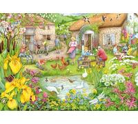 Ravensburger Cosy Café No. 3 Valley Farm Cafe - Puzzle da 1000 pezzi per adulti e bambini dai 12 anni in su