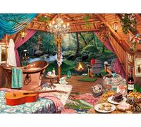 Ravensburger Cosy Glamping 500 Piece Jigsaw Puzzles for Adults and Kids Age 10 Y