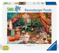 Ravensburger Cosy Glamping 500 Piece Jigsaw Puzzles for Adults and Kids Age 10 Y