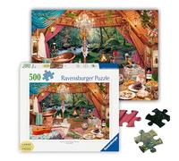 Ravensburger Cosy Glamping 500 Piece Jigsaw Puzzles for Adults and Kids Age 10 Y
