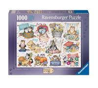 Ravensburger Crazy Cats A Cat's Year - Puzzle per adulti e bambini, dai 12 anni in su