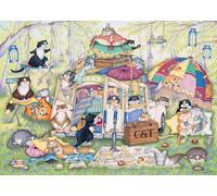 Ravensburger Crazy Cats Lazy Summer Afternoon - Puzzle da 1000 pezzi, per adulti
