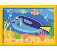 Ravensburger CreArt 12023117 - Doctor fish - Dipinto con numeri per bambini dai 7 anni in su, strass