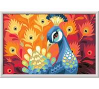 Ravensburger CreArt-Dipingere con i Numeri 20000, Pavone Orgoglioso, a Partire dagli 11 Anni