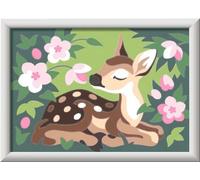Ravensburger-CreArt 20060 Animali Dipingere con i Numeri 20060-Piccolo Cervo, Bambini dai 7 Anni in su, Multicolore, Medio