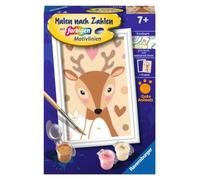 Ravensburger Malen nach Zahlen- Numero 20290-Simpatico cerbiatto, per Bambini dai 7 Anni in su, Colore Colorati, Medio, 20290