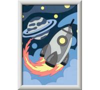 Ravensburger CreArt 20292 - Dipingere con i Numeri dello Spazio per Bambini dai 7 Anni in su, Set da Pittura con Cornice, Pennello e Colori acrilici, Regalo per Ragazzi e Ragazze