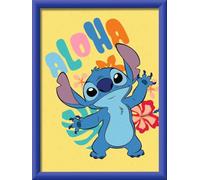 Ravensburger CreArt 23767 - Disney Stitch - Paint by Number Disney Stitch per bambini dai 9 anni in su, set di pittura con cornice, pennello e colori acrilici, regalo per ragazze e ragazzi