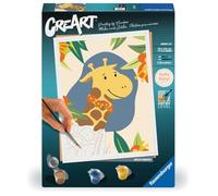 Ravensburger CreArt 23903-Colorare con i Numeri, Soggetto: Hello Giraffe, per Adulti dai 12 Anni in su, Medio, 23903