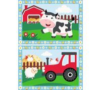 Ravensburger-CreArt 23947 Animali Dipingere con i Numeri 23947-In Fattoria-Bambini 5-7 Anni, Medio