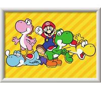 Ravensburger CreArt 23957 - Super Mario - dipinto con numero per bambini dai 9 anni in su, set di pittura con cornice, pennello e colori acrilici, regalo per ragazzi e ragazze