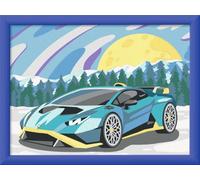 Ravensburger-CreArt 23959 Dipingere con i Numeri, 23959-Lamborghini, Bambini dai 9 Anni in su, Colore Blu, Medio