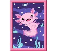 Ravensburger CreArt 25555-Dipingere con i Numeri, Axolotl, dai 7 Anni in su, 25555