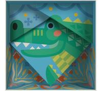 Ravensburger CreArt 25865-Dipingere con i Numeri, Motivo: Coccodrillo, per Adulti e Bambini, 25865