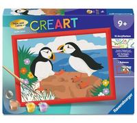 Ravensburger CreArt 25887-Dipingere con i Numeri, pulcinella di Mare-dai 9 Anni in su, 25887