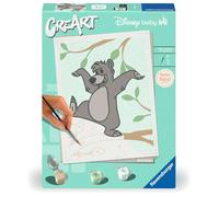 Ravensburger CreArt 25900-Colorare con i Numeri, Hello Baby: Baloo, dai 12 Anni in su, 25900