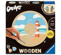Ravensburger Kit pittura CreArt 25924 – Dipingere con i numeri su legno Mare dai 12 anni