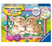 Ravensburger Dipingi per Numeri 27695 – Simpatici Coniglietti, 7+, istruzioni in tedesco, 1 pz