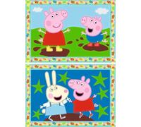 Ravensburger CreArt 28764 - Peppa Pig - Dipinto con numero Peppa Pig per bambini dai 5 anni, set di pittura con cornice, pennello e colori acrilici, regalo per ragazze e ragazzi