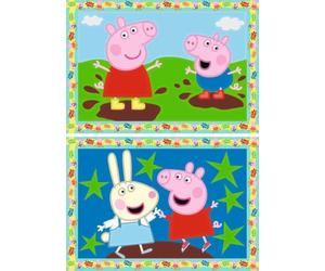 Ravensburger CreArt 28764 - Peppa Pig - Dipinto con numero Peppa Pig per bambini dai 5 anni, set di pittura con cornice, pennello e colori acrilici, regalo per ragazze e ragazzi