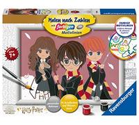 Ravensburger-CreArt 29398 Harry Potter Dipingere con i Numeri 29398-Amicizia Magica, Bambini dai 7 Anni in su, Multicolore, 24 x 18 x 4,5 cm