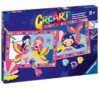Ravensburger RVB23714 CreArt Serie Junior: 2 x Magiche Sirene