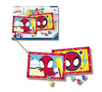 Ravensburger – Kit dipingere con i numeri CreArt Serie Junior 2x Spidey – 32x22 cm 5+