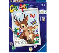 Ravensburger Creart Adorabili Cerbiatti Set per Dipingere Bambini 9+