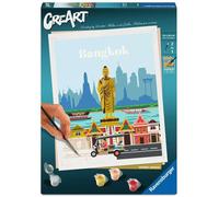 Ravensburger - CreArt Adulti Serie Trend C - Bangkok | Kit Pittura Bambini | Dimensione Di 30 x 24 | Giochi Bambina 12 Anni | Paint By Numbers | Idee Regalo | Regalo Bambino 12 Anni