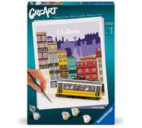 Ravensburger - CreArt Trend C: Lisbona, Dipingere con i Numeri, Kit Pittura Adulti, Idea Regalo Donna o Uomo, 14+ Anni, 24x30 cm