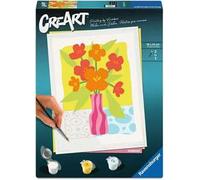 Ravensburger - CreArt Adulti Serie Trend D - Fiori Arancioni | Kit Pittura Bambini | Dimensione Di 24 x 18 | Giochi Bambina 12 Anni | Paint By Numbers | Idee Regalo | Regalo Bambino 12 Anni