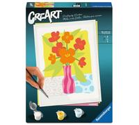 Ravensburger - CreArt Adulti Serie Trend D - Fiori Arancioni | Kit Pittura Bambini | Dimensione Di 24 x 18 | Giochi Bambina 12 Anni | Paint By Numbers | Idee Regalo | Regalo Bambino 12 Anni