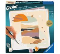 Ravensburger - CreArt Adulti Serie Trend quadrati - Paesaggio Boho | Kit Pittura Bambini | Dimensione Di 20 x 20 | Giochi Bambina 12 Anni | Paint By Numbers | Idee Regalo | Regalo Bambino 12 Anni