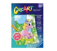 Ravensburger - CreArt: Libro da Colorare, Carta Magica Incantevoli Unicorni, Bambini 5 anni, dipingere con i numeri, giochi educativi e di viaggio