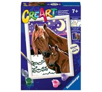 Ravensburger Kit Pittura Bambini CreArt Serie E Cavalli Luna e Stelle con tavola e colori 7+