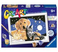 Ravensburger - CreArt E Series: Starry Sky, Paint by Number Kit, Contains a Pre-