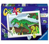 Ravensburger Kit pittura CreArt Dinosauro Affamato Serie E 13x18 cm Dipingere con i numeri 9+