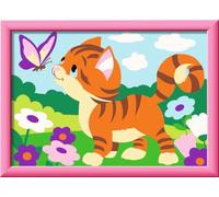 Ravensburger CreArt - Dipingere con i Numeri 12023126 - Gattino in Giardino - Bambini dai 7 Anni in su