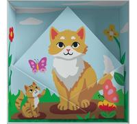 Ravensburger CreArt-Dipingere con i Numeri 25867-Gioco di Carte Do it Together: Gatti, per Adulti e Bambini, 25867